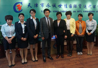 河东区团委书记到我公司走访调研