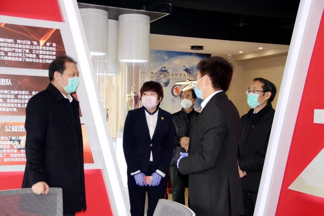 区领导走访永诚世佳指导做好疫情防控期间开复工工作