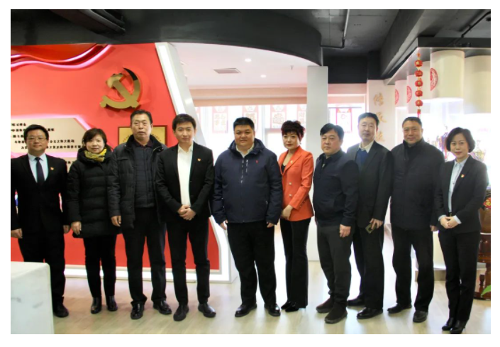 河东区副区长田海鹏率队走访永诚世佳